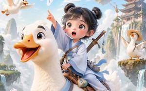 《穿越成大鹅，我开始修仙啦》（90集）趣味短剧免费全集看个够