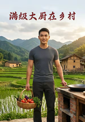 满级大厨在乡村（27集）热门短剧推荐。