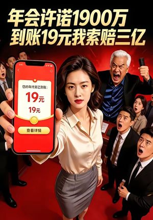 年会许诺1900万，到账19元我索赔三亿（75集）火爆短剧热播中