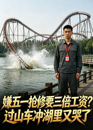 嫌五一抢修要三倍工资？过山车冲湖里又哭了（33集）今日最火短剧