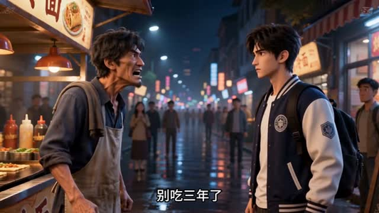 夜市烤冷面之王（30集）一口气看完