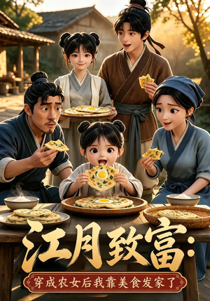 江月致富：穿成农女后我靠美食发家了（80集）免费短剧全集看