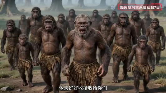 穿成南方古猿，生存百万年！（50集）短剧完整版免费