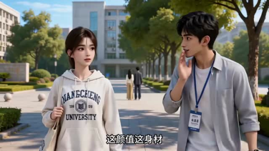 刚上大学，就和校花老婆同居了（205集）短剧太精彩