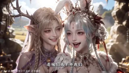 嫁给雪豹叔侄，我和发小制霸兽世（65集）热门火爆短剧