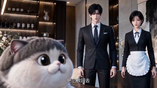 沙雕萌娃亲爱的，喵第二季（90集）超好看的短剧
